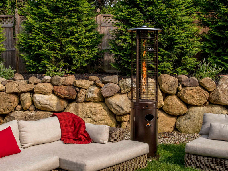 Load image into Gallery viewer, Paragon Outdoor Shine Round Flame Tower Heater, 82.5”, 32,000 BTU
