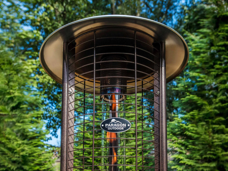 Load image into Gallery viewer, Paragon Outdoor Shine Round Flame Tower Heater, 82.5”, 32,000 BTU
