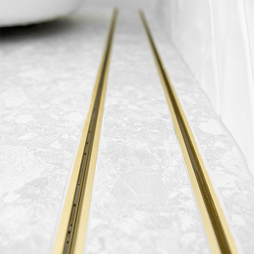 Matte Gold Slimline Tile Insert (MYGSTI)