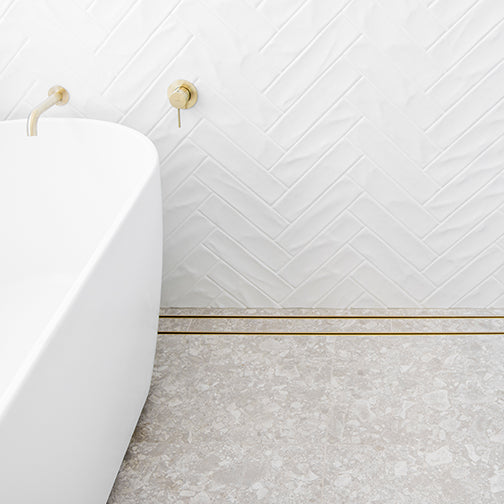 Matte Gold Slimline Tile Insert (MYGSTI)