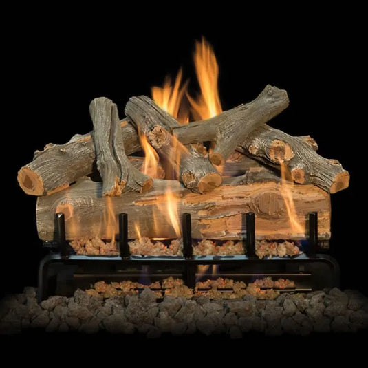 Grand Canyon Arizona Juniper See-Through Vented Gas Log Set - Size 18"