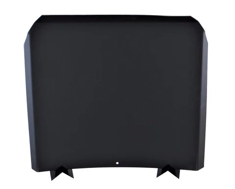 "HEAT REFLECTOR / SHIELD" FIREBACK - BLACK 304 STAINLESS STEEL