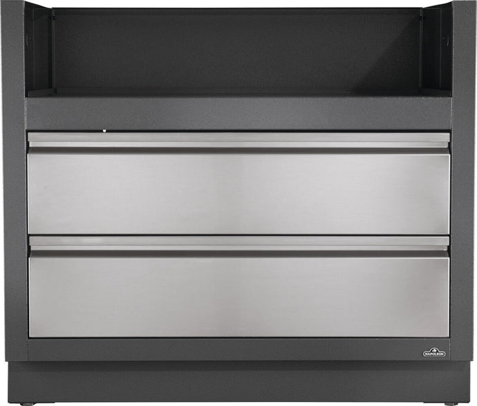 Napoleon OASIS Under Grill Cabinet for Built-In Prestige PRO 665 Gas Grill Head with Stainless Steel Drawers
