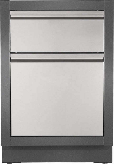 Napoleon OASIS Waste Drawer Cabinet with Stainless Steel Door and Paper Towel Holder for Outdoor Kitchens