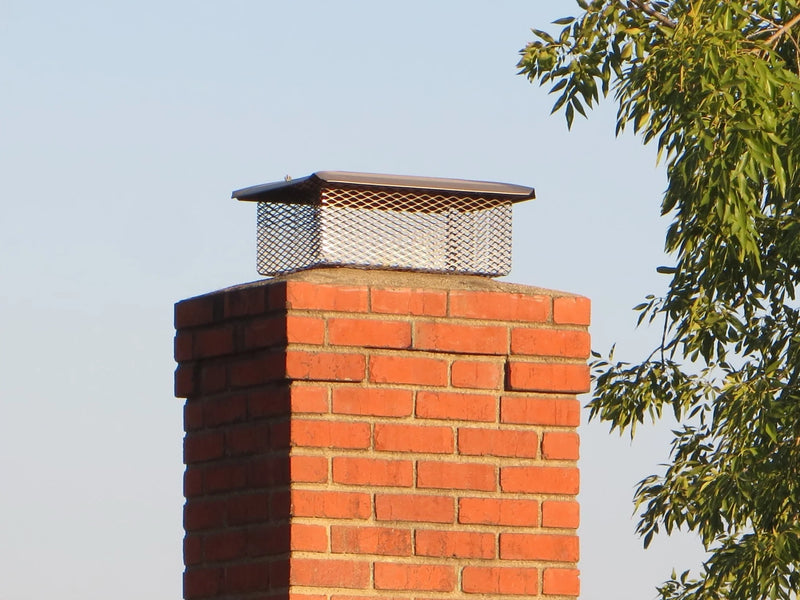 Load image into Gallery viewer, CALIFORNIA UNIVERSAL CHIMNEY CAP - STAINLESS STEEL - 5/8&quot; MESH
