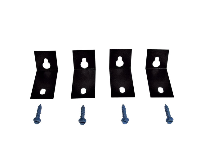 KEYHOLE ANCHORS (4 ANCHORS + 4 TAPCONS) - BLACK