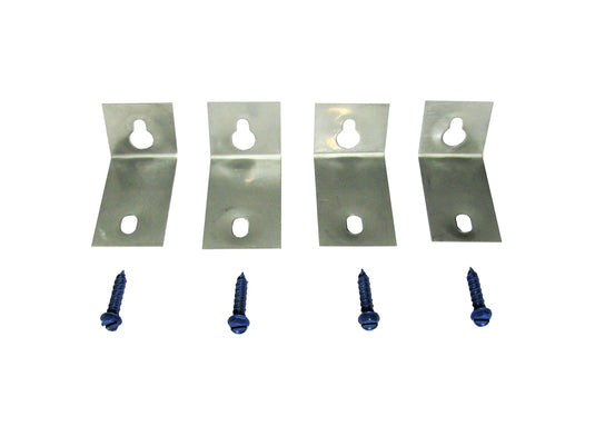 KEYHOLE ANCHORS (4 ANCHORS + 4 TAPCONS) - STAINLESS STEEL