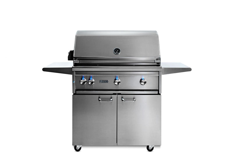 Load image into Gallery viewer, Lynx Professional 36-Inch All Infrared Trident Freestanding Gas Grill With FlameTrak And Rotisserie
