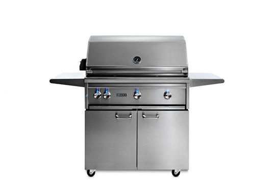 Lynx Professional 36-Inch All Infrared Trident Freestanding Gas Grill With FlameTrak And Rotisserie