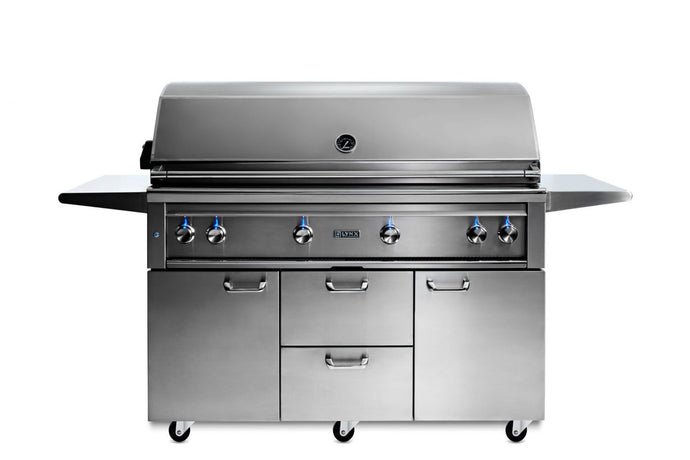 Lynx Professional 54-Inch Freestanding Gas Grill With One Infrared Trident Burner And Rotisserie