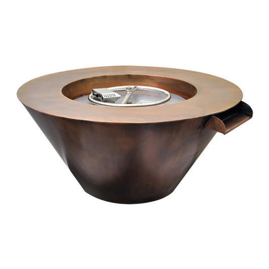 Mesa Copper Gas Fire & Water Bowl