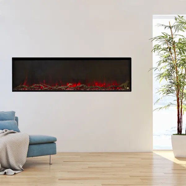 Load image into Gallery viewer, Modern Flames Landscape Pro Slim Linear Electric Fireplace – 44”
