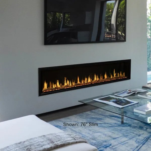 Load image into Gallery viewer, Modern Flames Orion Slim Heliovision Electric Fireplace - 76&quot;
