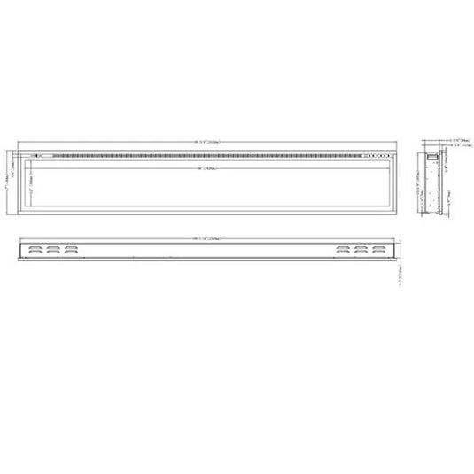 Modern Flames Spectrum Slimline Electric Fireplace - 100"