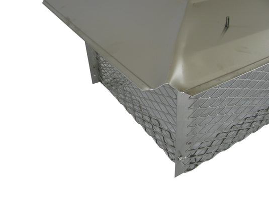 MULTI-FLUE CHIMNEY CAPS - BLACK *REVERSIBLE* - CA 5/8" MESH