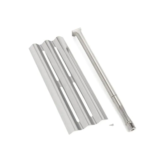 Napoleon Burner Kit for LEX Series includes stainless steel sear plate and tube burner, perfect for replacing worn burners and extending the life of your grill.