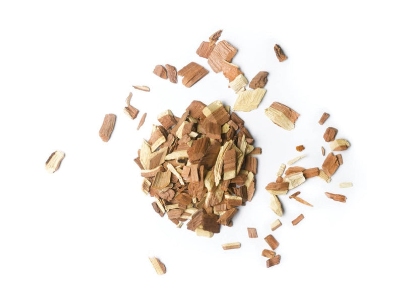 Load image into Gallery viewer, Napoleon Hickory Wood Chips made from USA-sourced kiln-dried hardwood hickory, perfect for bold smoky flavor in bacon, pork, and beef. Suitable for gas and charcoal grills.
