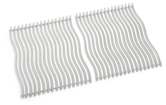 Napoleon Two Stainless Steel Cooking Grids for Prestige® 500 Gas Grills featuring the iconic WAVE™ pattern for even heat distribution and durable grilling performance.