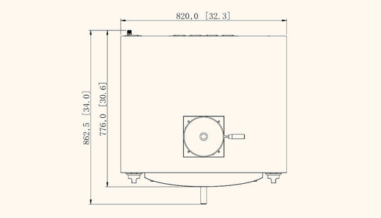 Summerset Hybrid Pizza Oven – Dimensions and Measurements Diagram