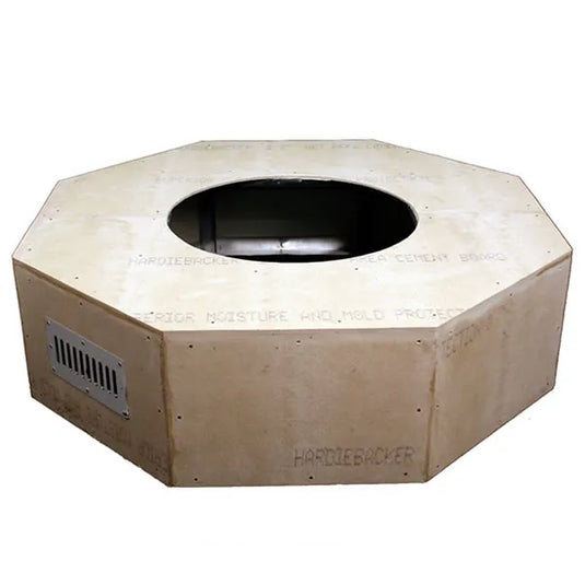 Octagon Unfinished Gas Fire Pit - 45