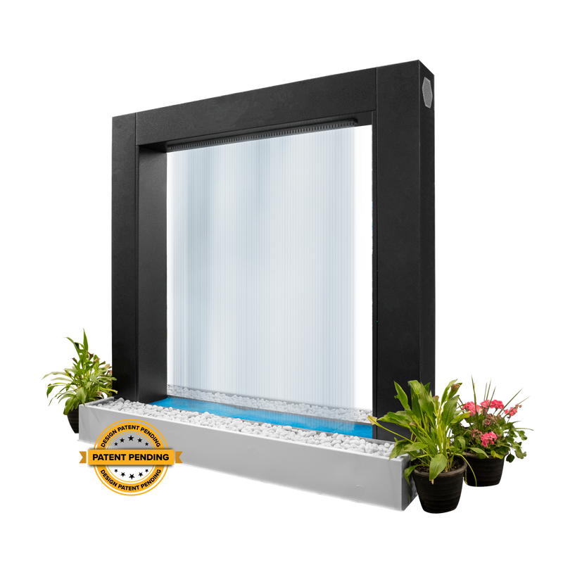 Load image into Gallery viewer, OUTDOOR PLUS SELF-CONTAINED FIRE &amp; WATER FOUNTAINS PARADISE FALL METAL POWDER COAT
