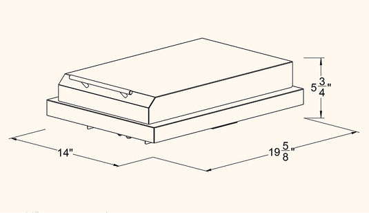 Dimensions of Summerset Single Side Burner