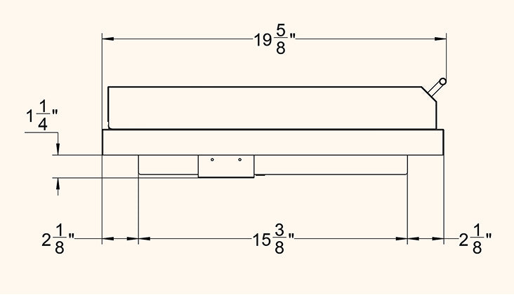 Load image into Gallery viewer, Dimensions of Summerset Single Side Burner

