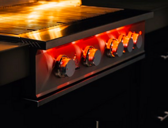 TrueFlame 40" 5-Burner Built-In Gas Grill