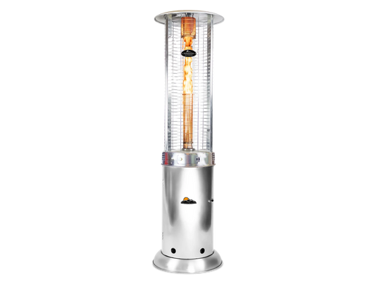 Paragon Outdoor Shine Round Flame Tower Heater, 82.5”, 32,000 BTU