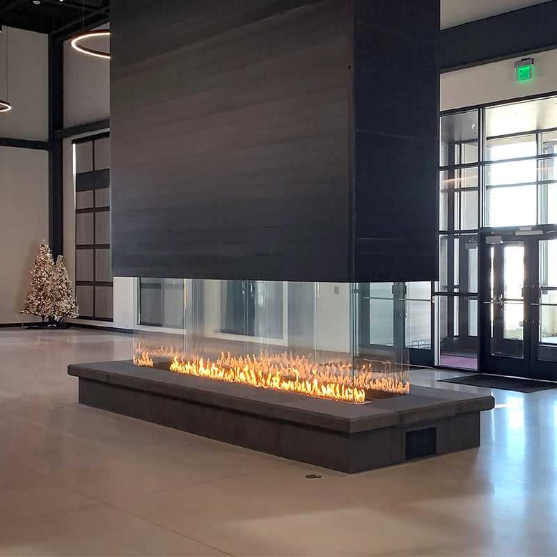 Load image into Gallery viewer, Stellar Enlight Island Four Sided Gas Fireplace
