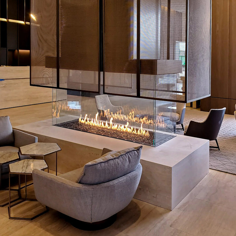 Load image into Gallery viewer, Stellar Enlight Island Four Sided Gas Fireplace
