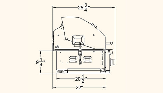 Dimensions of the Summerset TRL Pro 32-inch commercial-grade stainless steel outdoor grill