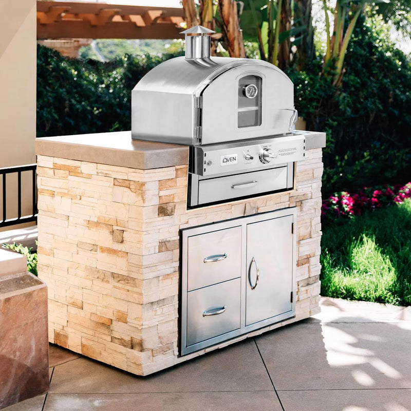 Load image into Gallery viewer, Summerset Built-In / Countertop Outdoor Pizza Oven - SS-OVBI-NG/LP
