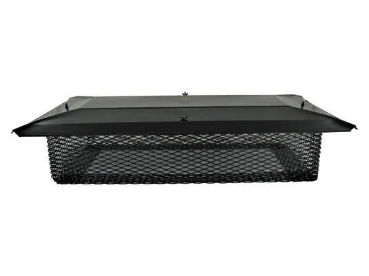THE SUPER CAP - BLACK - 3/4" MESH