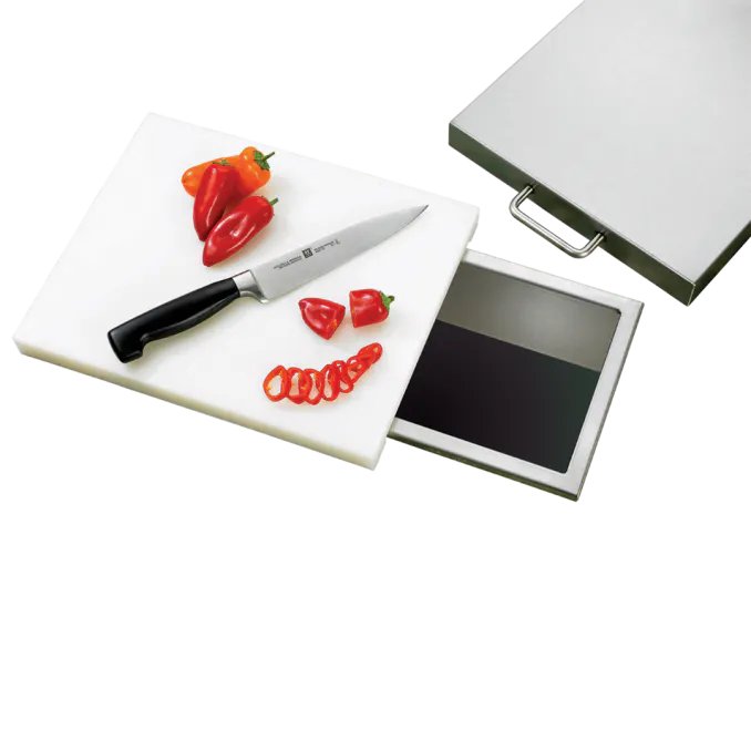 Load image into Gallery viewer, Trash Chute &amp; Cutting Board with Lid
