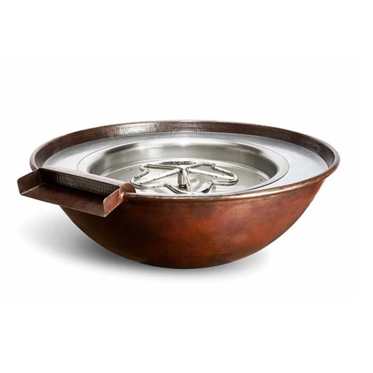 Tempe Copper Gas Fire & Water Bowl