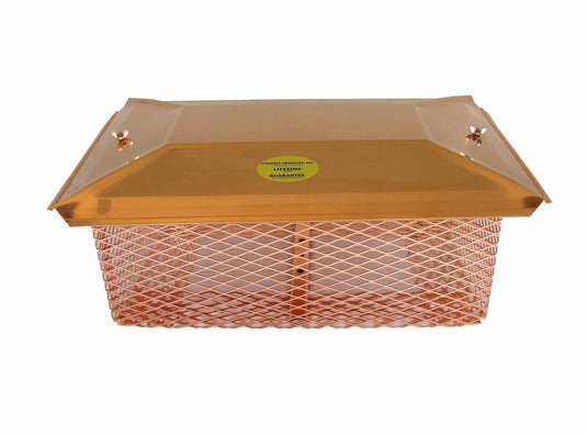 CALIFORNIA UNIVERSAL CHIMNEY CAP - COPPER - 5/8" MESH