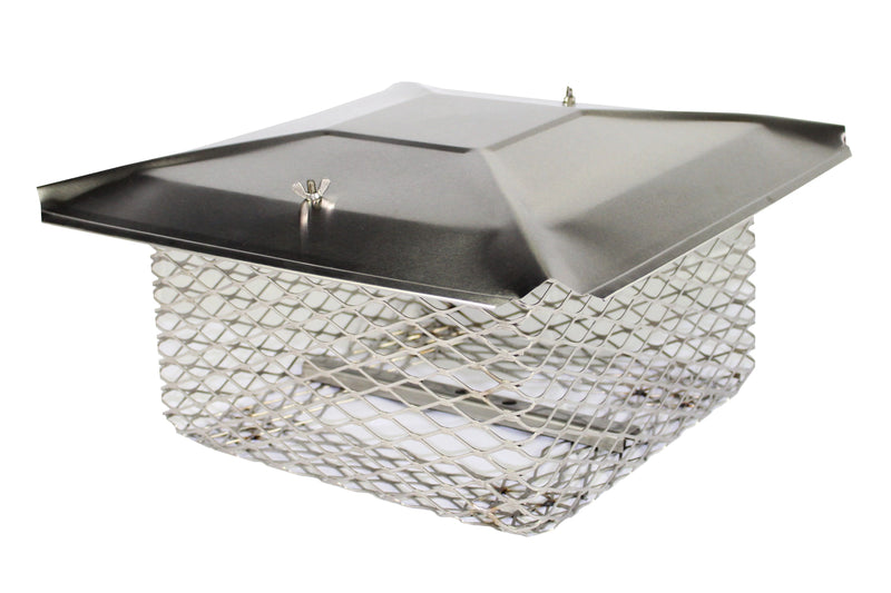 Load image into Gallery viewer, CALIFORNIA UNIVERSAL SPECIALTY CAP - STAINLESS STEEL - 5/8&quot; MESH
