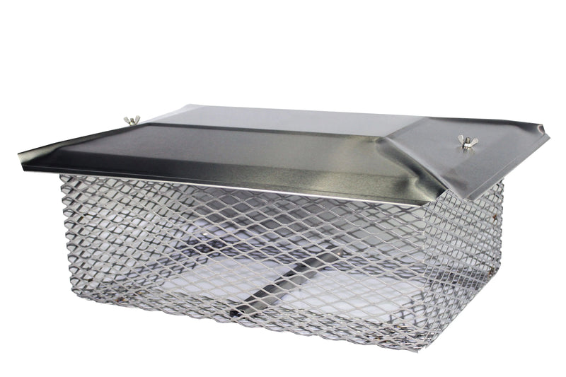 Load image into Gallery viewer, CALIFORNIA UNIVERSAL CHIMNEY CAP - STAINLESS STEEL - 5/8&quot; MESH
