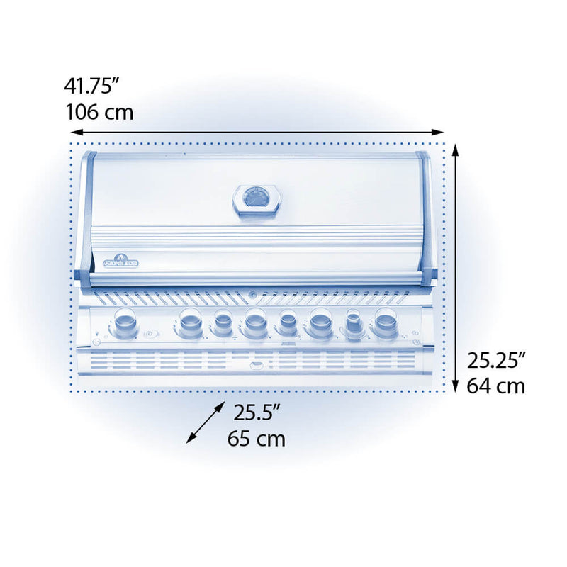 Load image into Gallery viewer, Napoleon Built-in Prestige PRO™ 665 RB with Infrared Rear Burner-7 Burners
