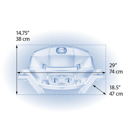 Napoleon TravelQ™ PRO285E Portable Grill-1 Burner