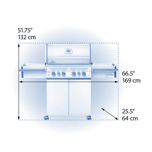 Prestige PRO™ 500 RSIB with Infrared Side and Rear Burners-6 Burners