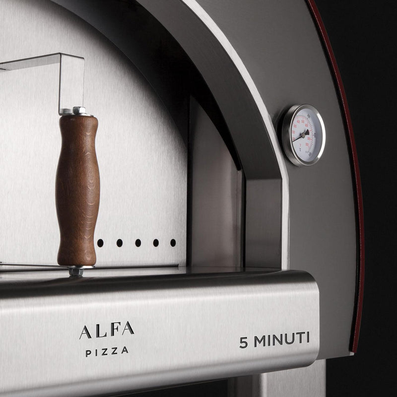 Load image into Gallery viewer, Alfa 5 Minuti 23-Inch Outdoor Countertop Wood-Fired Pizza Oven - Copper
