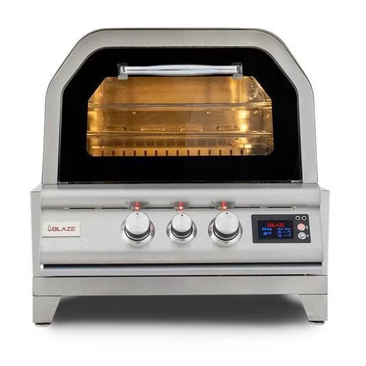 Load image into Gallery viewer, Blaze 26-Inch Countertop Outdoor Pizza Oven W/ Rotisserie &amp; Countertop Sleeve
