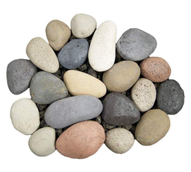 American Fyre Designs River Rock Fyre Stones, 20-Pieces