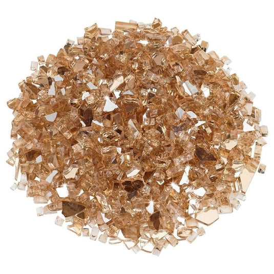 1/4" Champagne Reflective Fire Glass