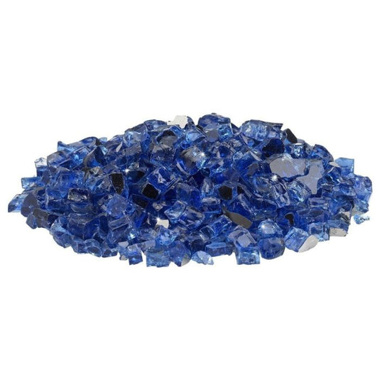 1/2" Cobalt Reflective Fire Glass