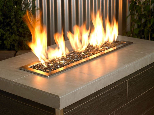 1/4" Gray Reflective Fire Glass