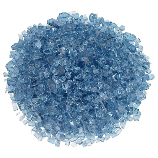 1/4" Pacific Blue Fire Glass