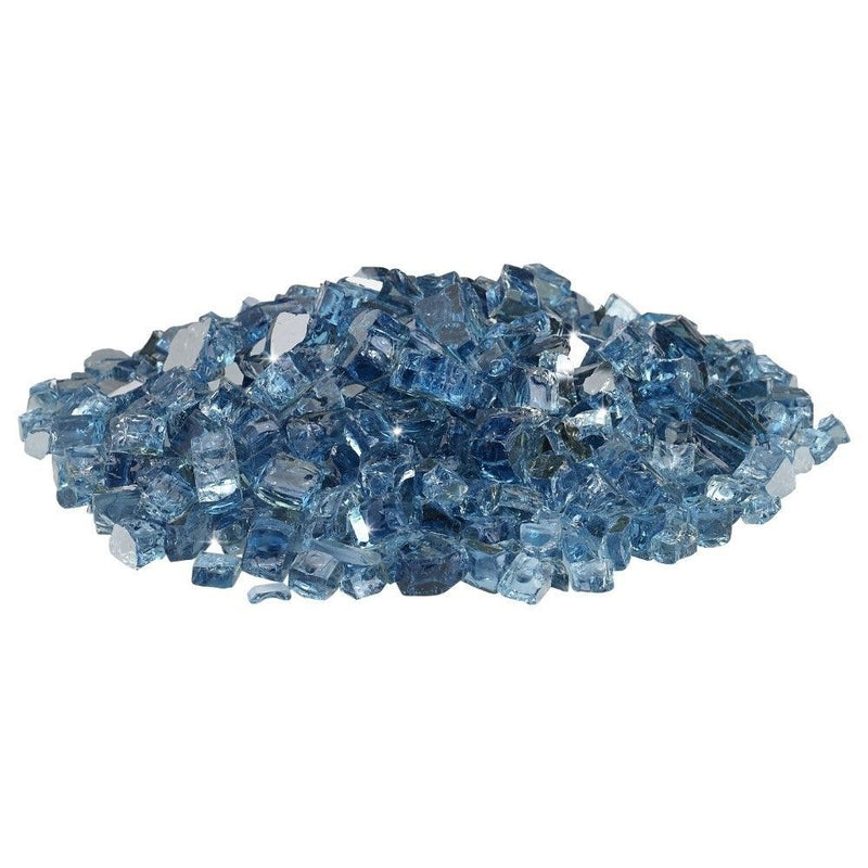 Load image into Gallery viewer, 1/2&quot; Pacific Blue Reflective Fire Glass
